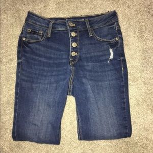 High rise Old navy button up jeans